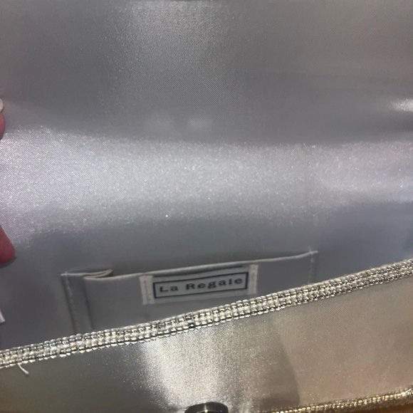 Silver Beaded Evening Bag - Picture 6 of 13